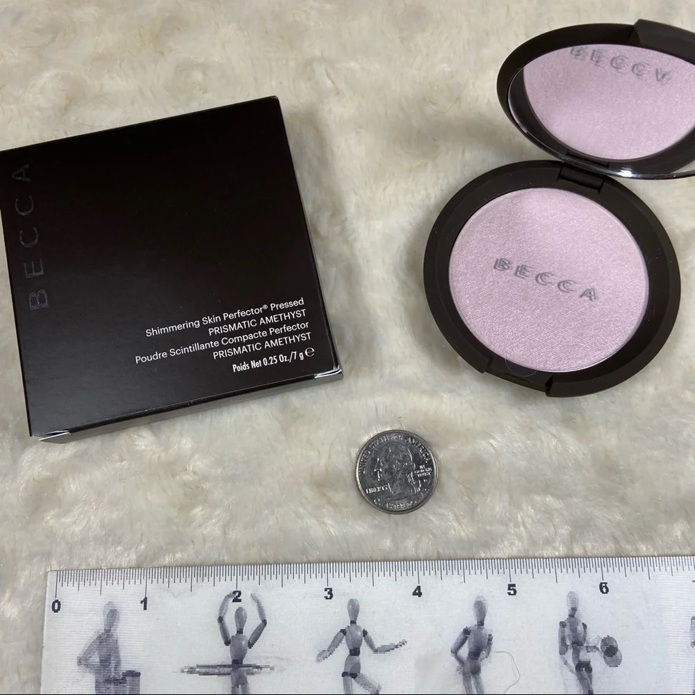 Becca Pressed Shimmering Skin Perfector In Prismatic Amethyst NEW